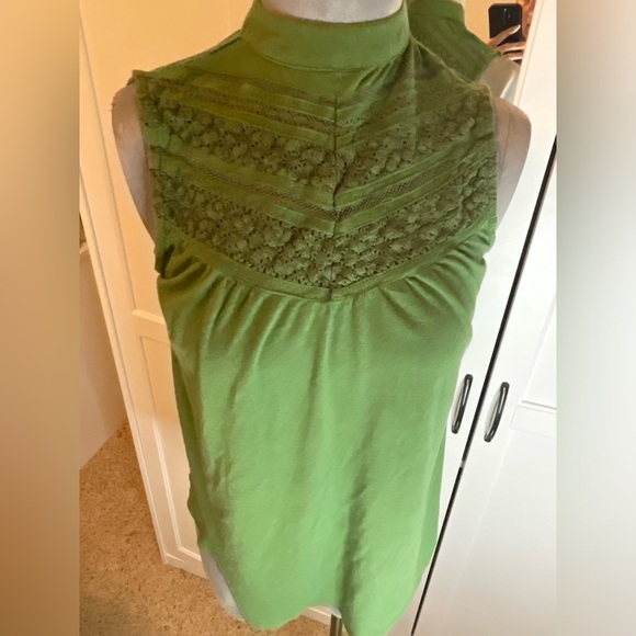 Wrangler Tops - Wrangler Crochet Top- Green size M